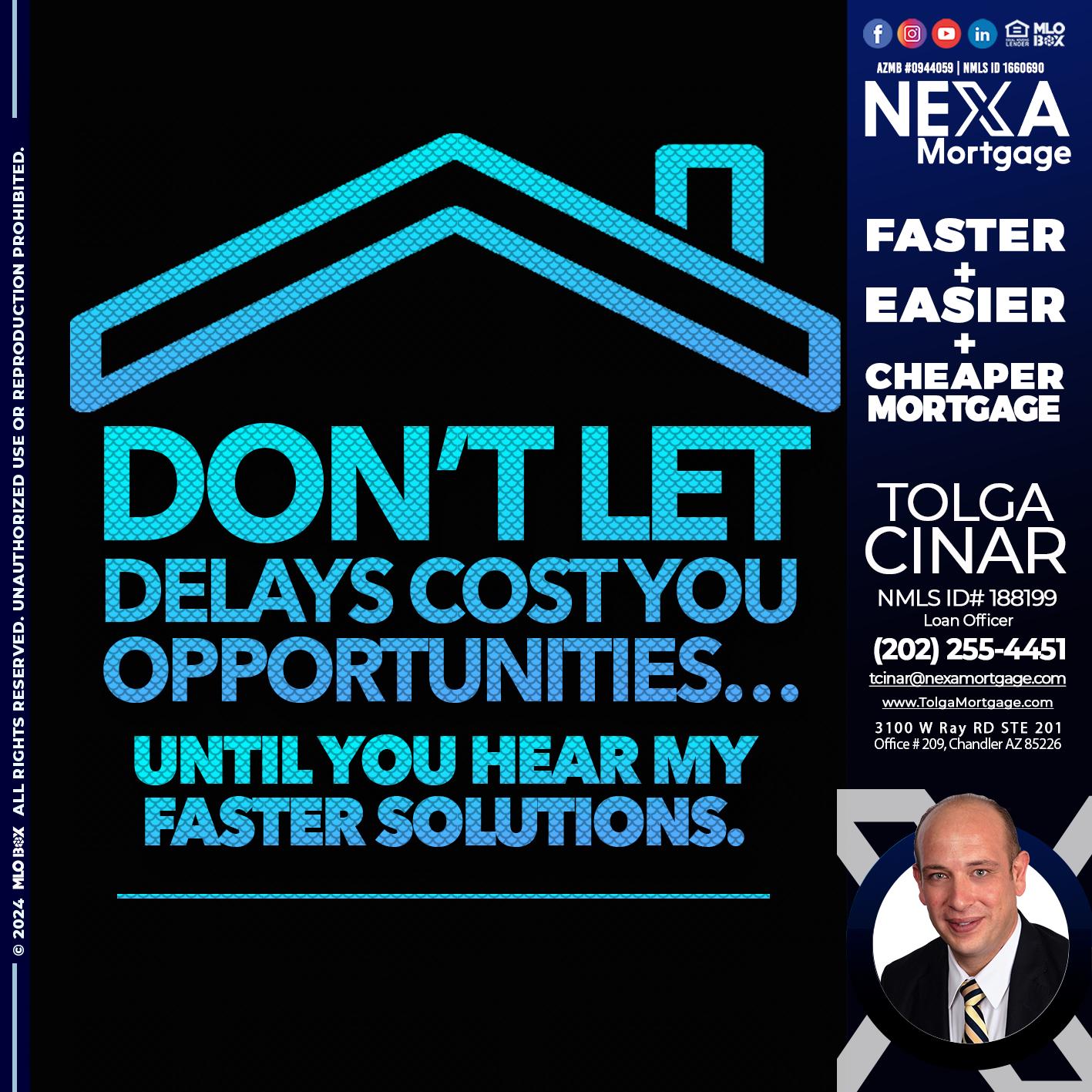 DO NOT LET - Tolga Cinar -Mortgage Loan Originator