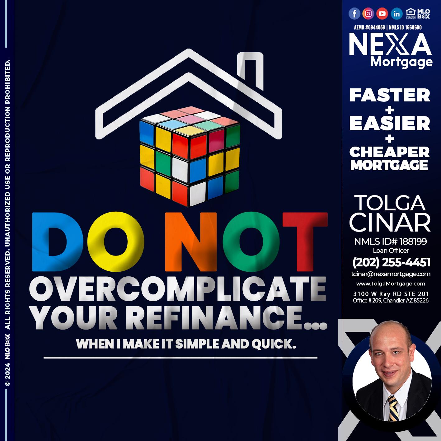 DO NOT - Tolga Cinar -Mortgage Loan Originator