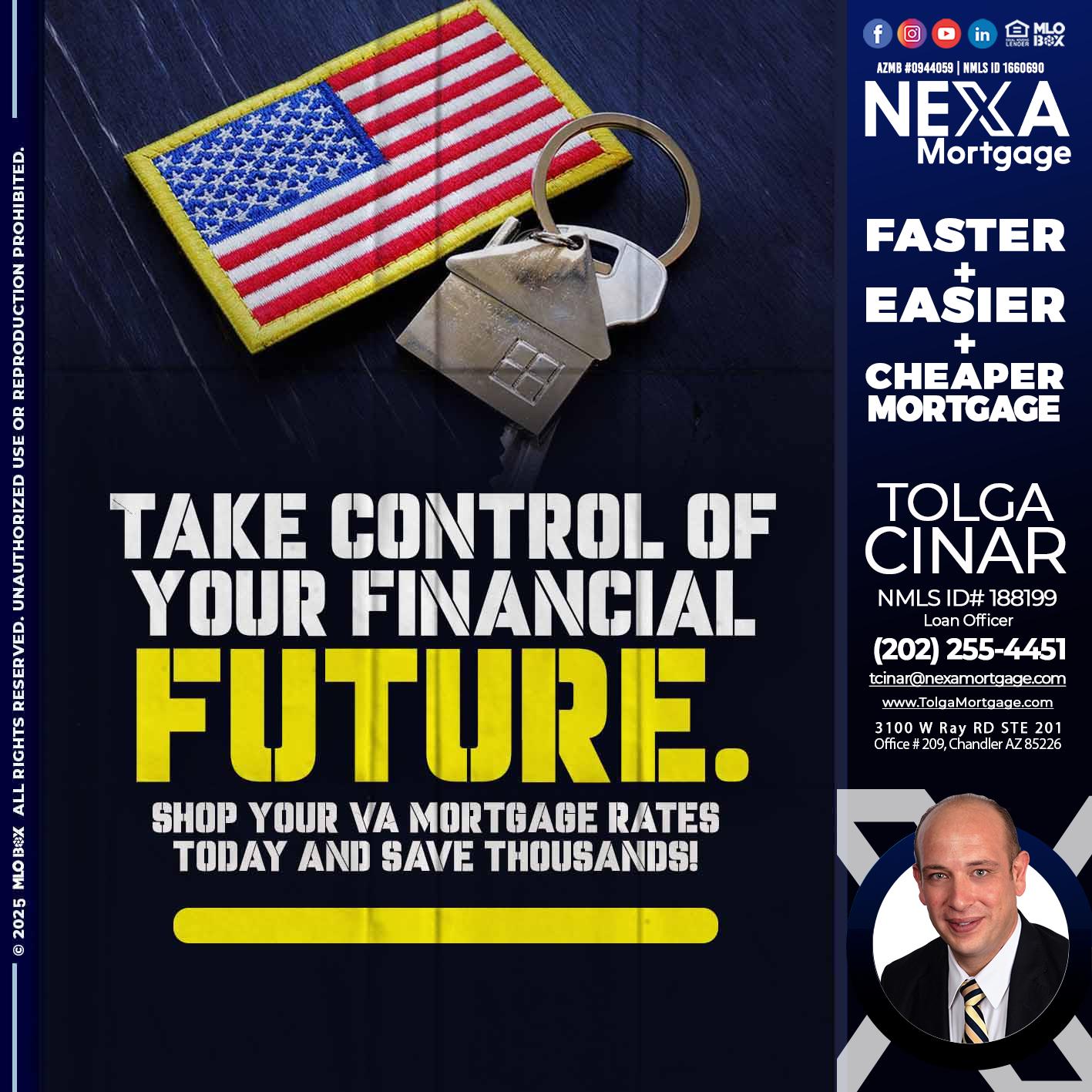 take control - Tolga Cinar -Mortgage Loan Originator