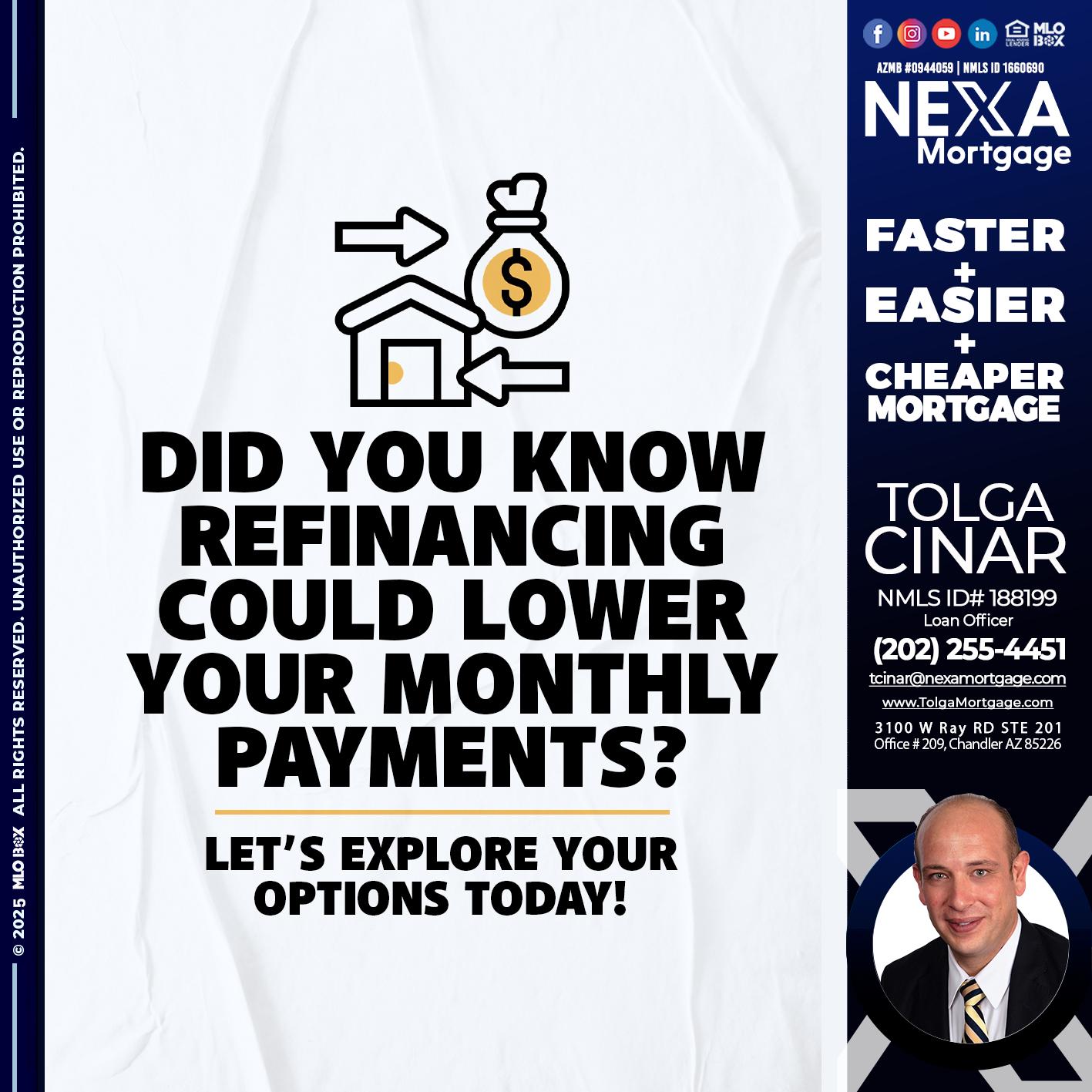 DID YOU KNOW - Tolga Cinar -Mortgage Loan Originator