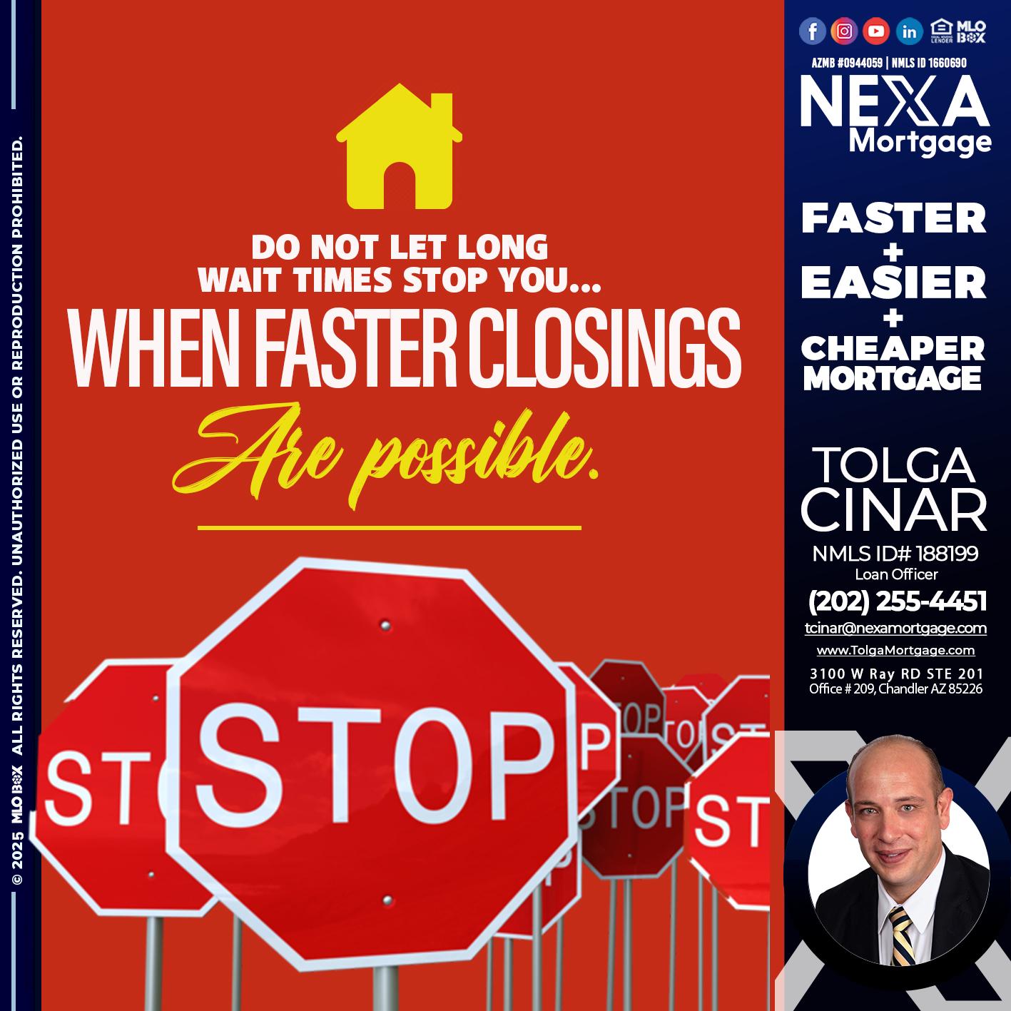 DO NOT LET - Tolga Cinar -Mortgage Loan Originator