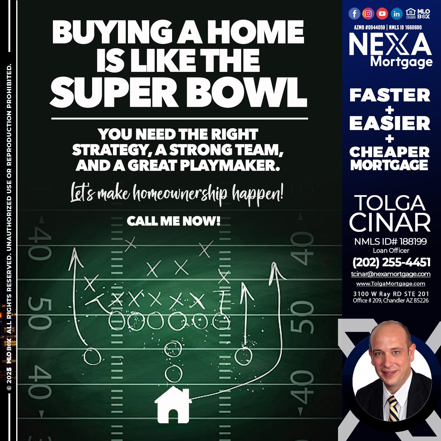 BUYING A HOME - Tolga Cinar -Mortgage Loan Originator