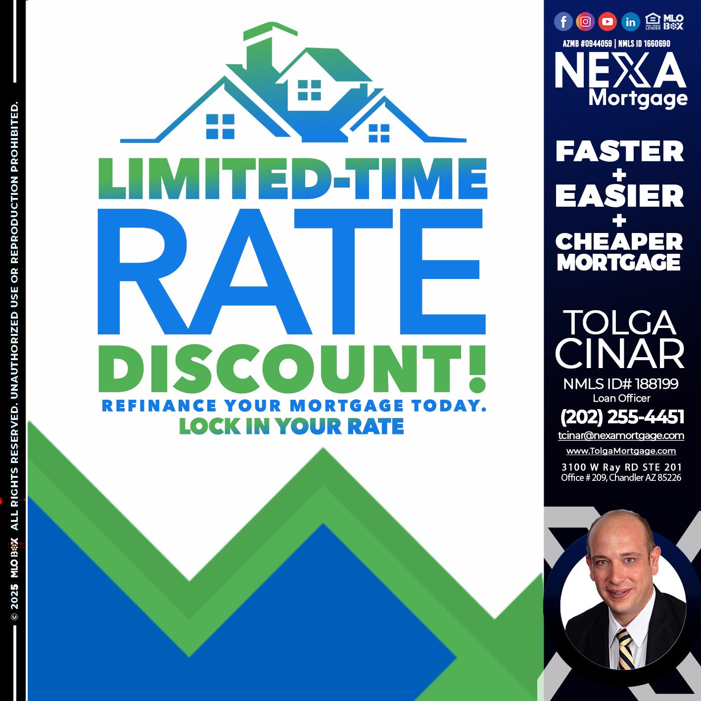 LIMITED TIME - Tolga Cinar -Mortgage Loan Originator
