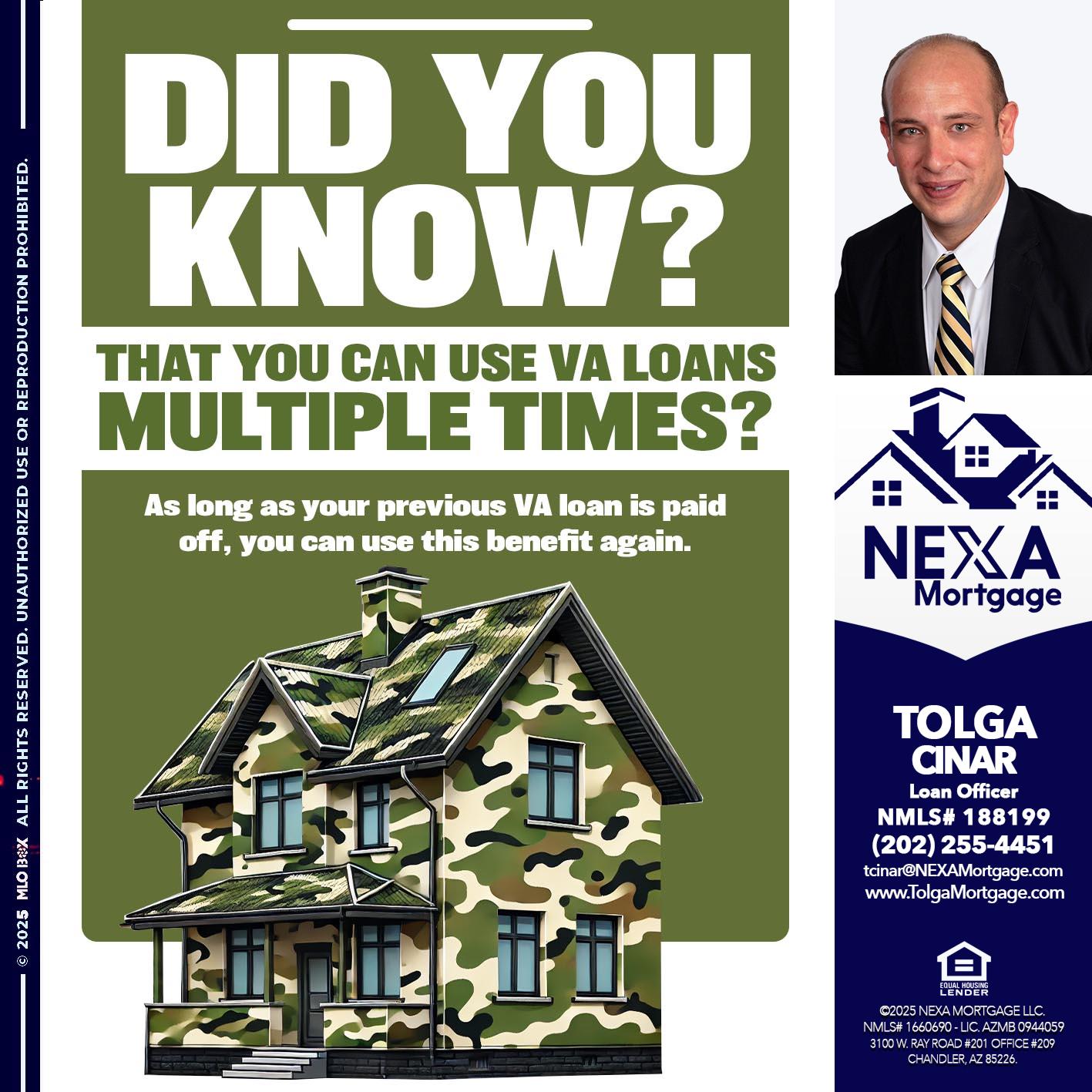 did you know - Tolga Cinar -Mortgage Loan Originator