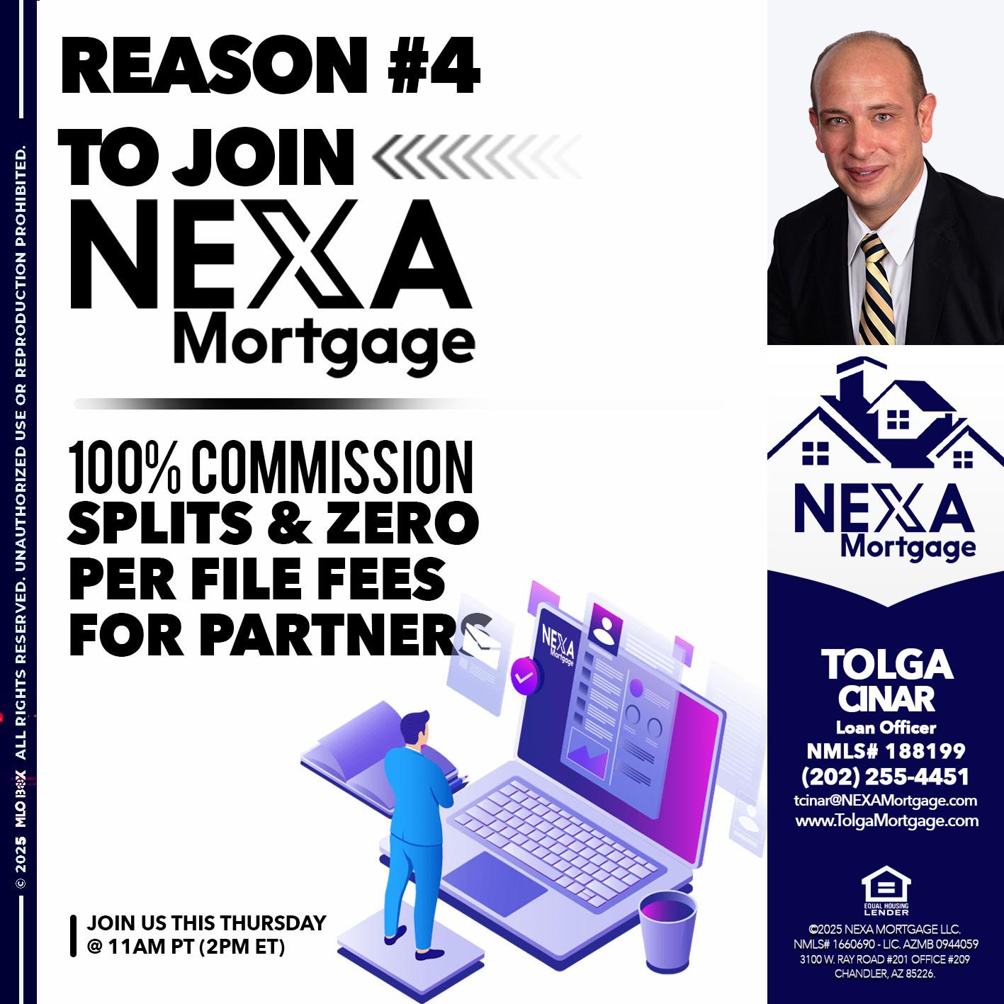 REASON 4 - Tolga Cinar -Mortgage Loan Originator