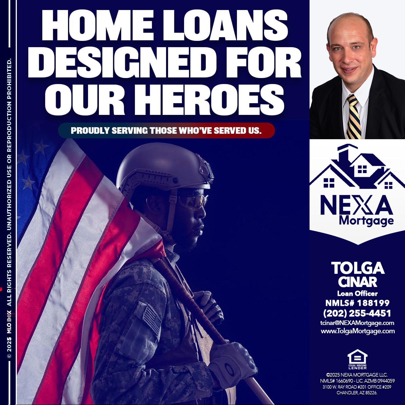 home loans - Tolga Cinar -Mortgage Loan Originator