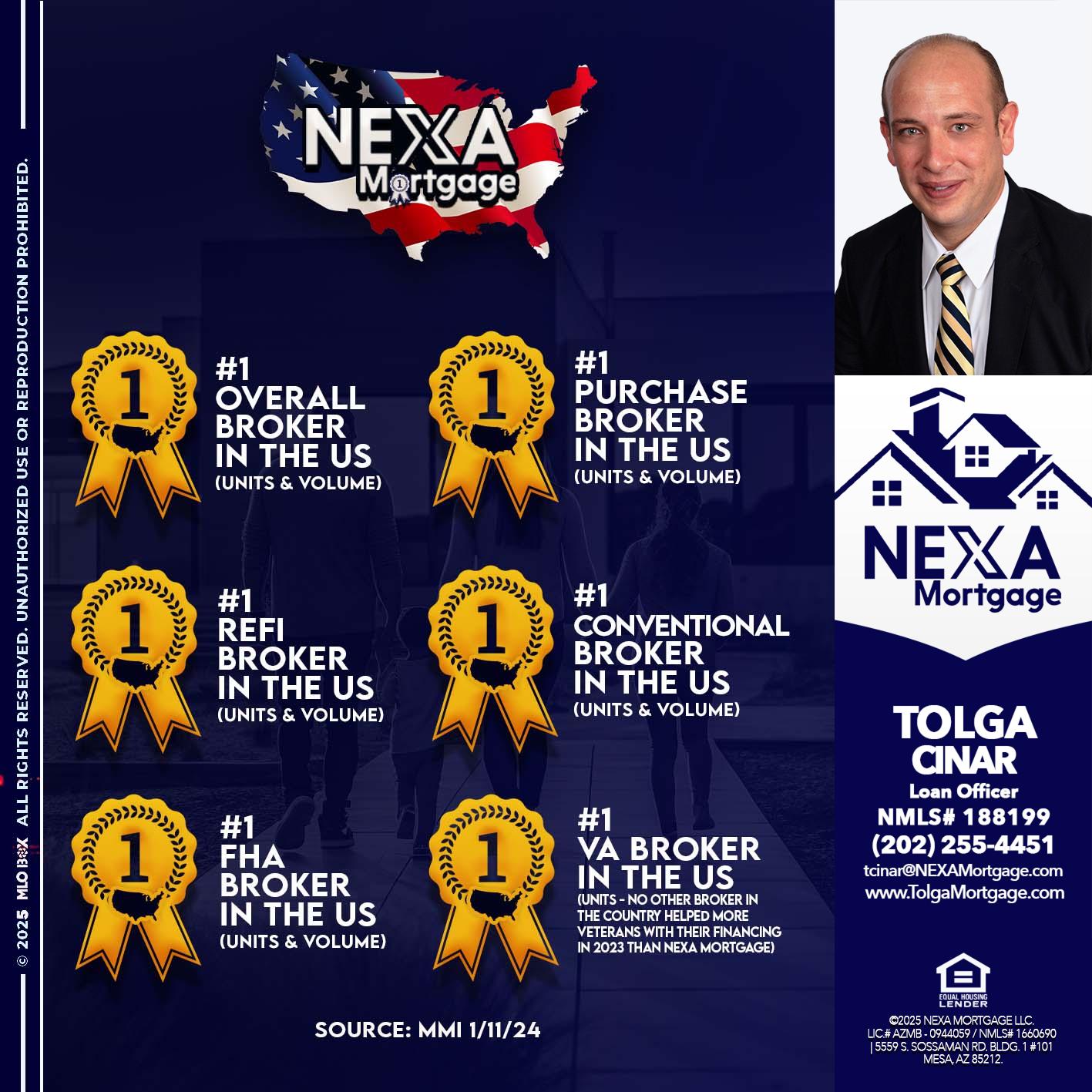 #1 - Tolga Cinar -Mortgage Loan Originator