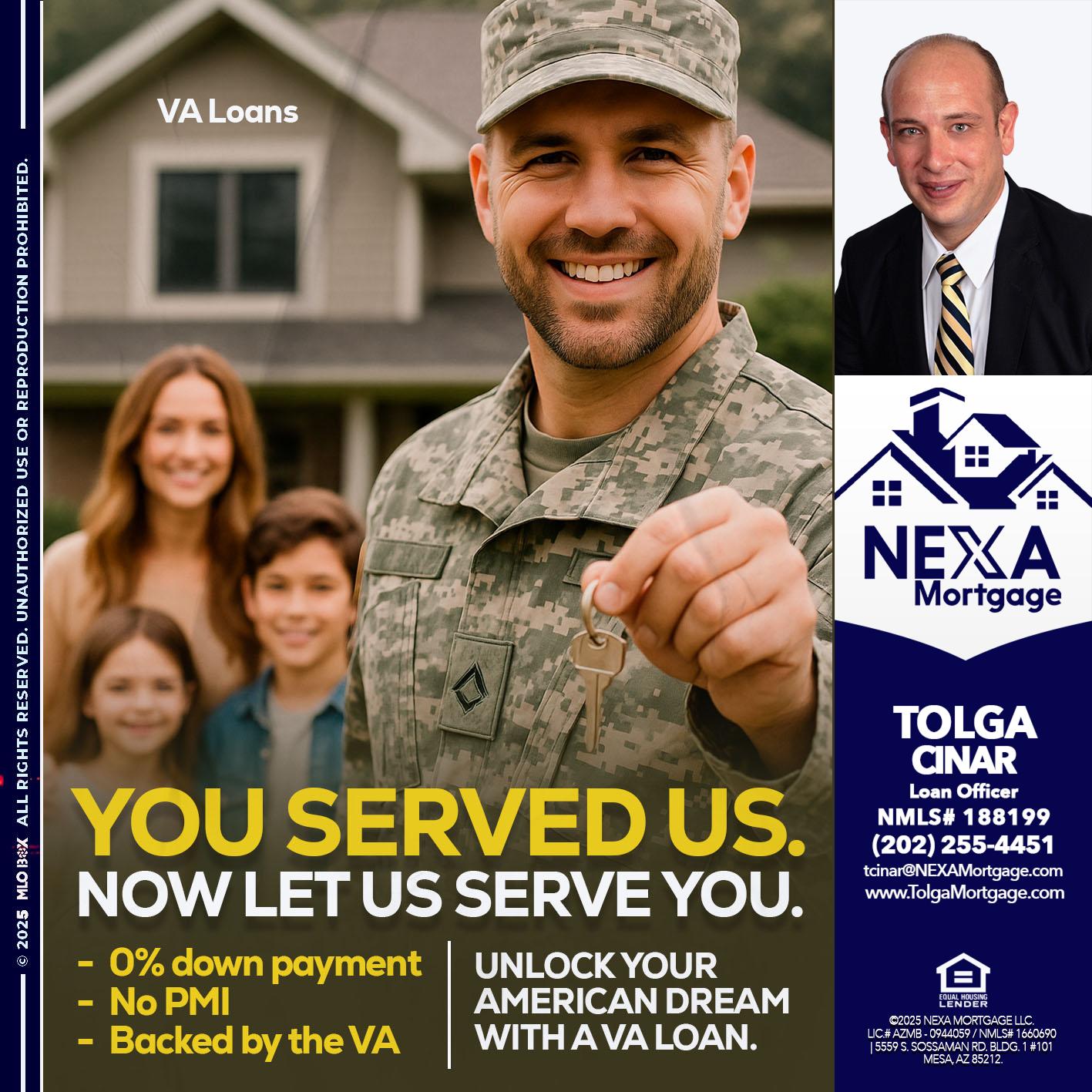 YOU DESERVED - Tolga Cinar -Mortgage Loan Originator