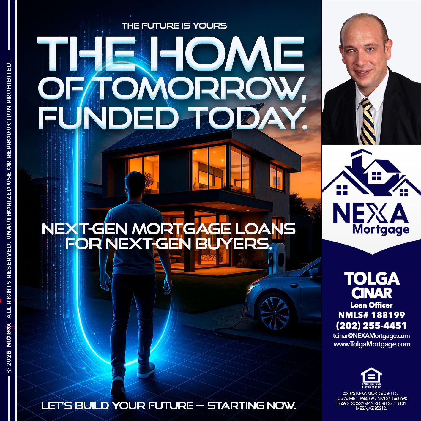 THE HOME - Tolga Cinar -Mortgage Loan Originator