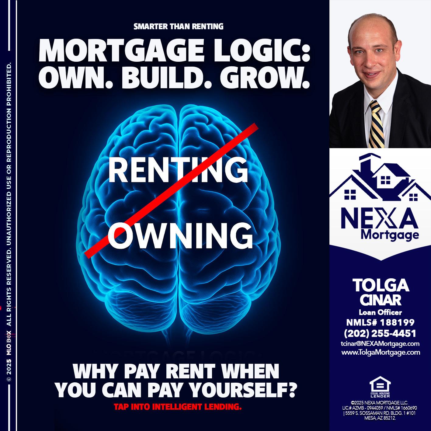 mortgage logic - Tolga Cinar -Mortgage Loan Originator