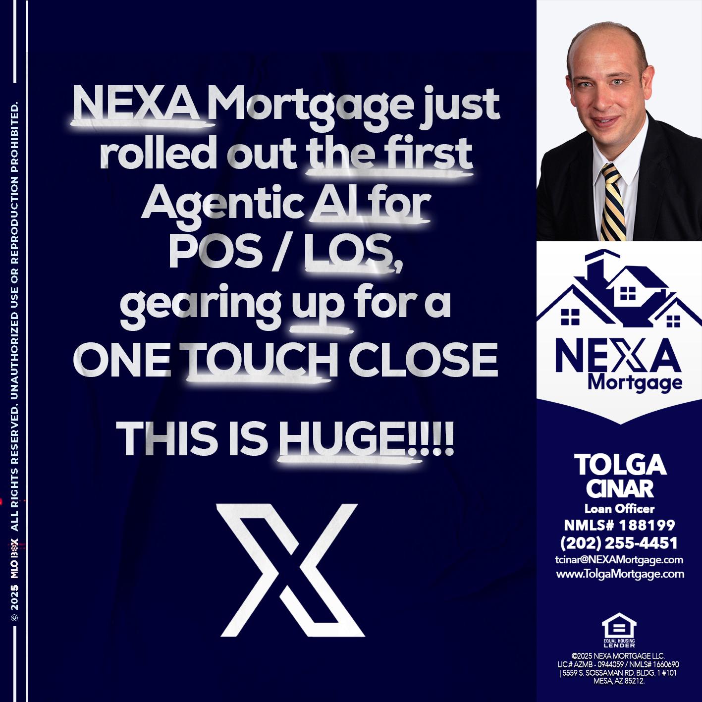 NEXA MORTGAGE - Tolga Cinar -Mortgage Loan Originator