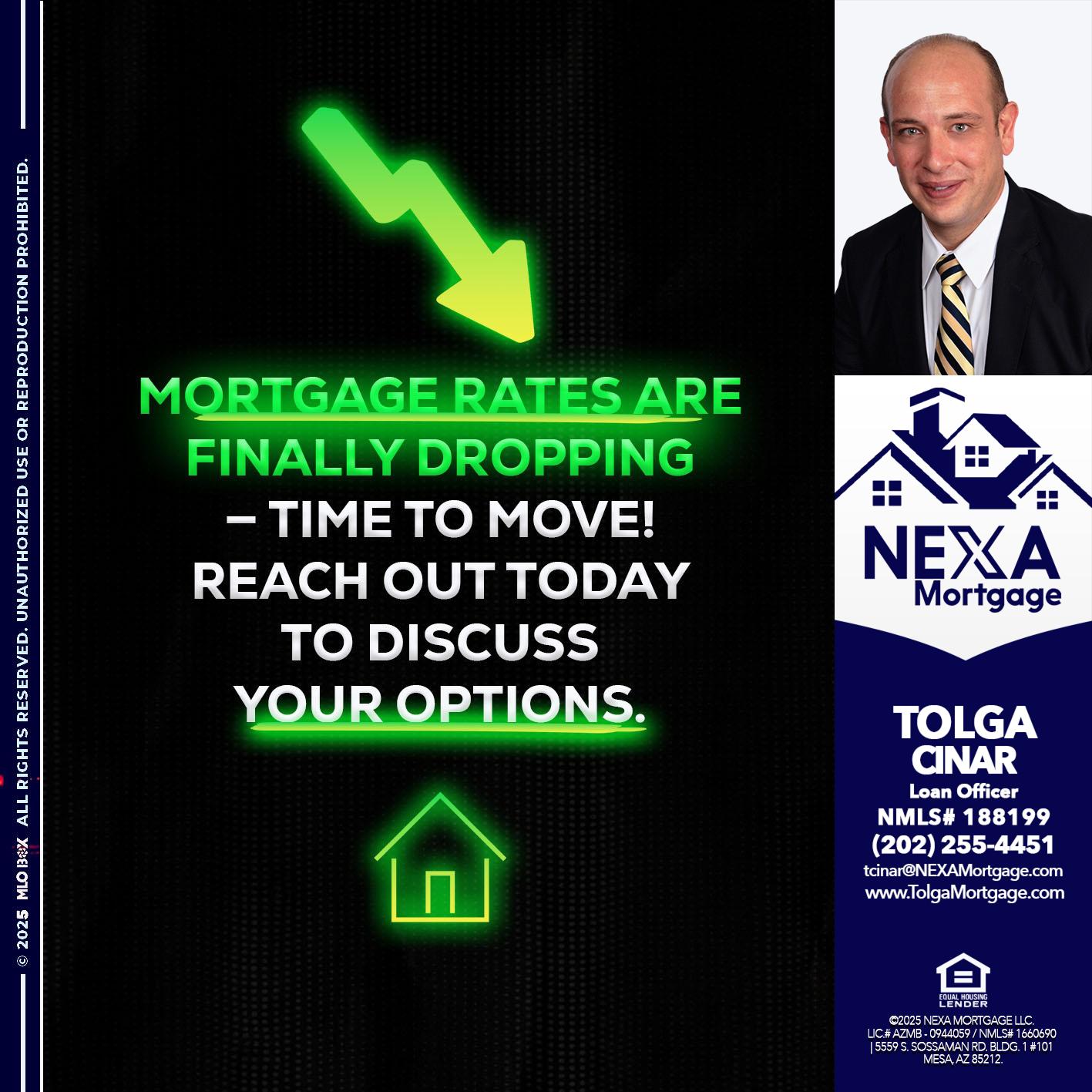 MORTGAGE RATES - Tolga Cinar -Mortgage Loan Originator