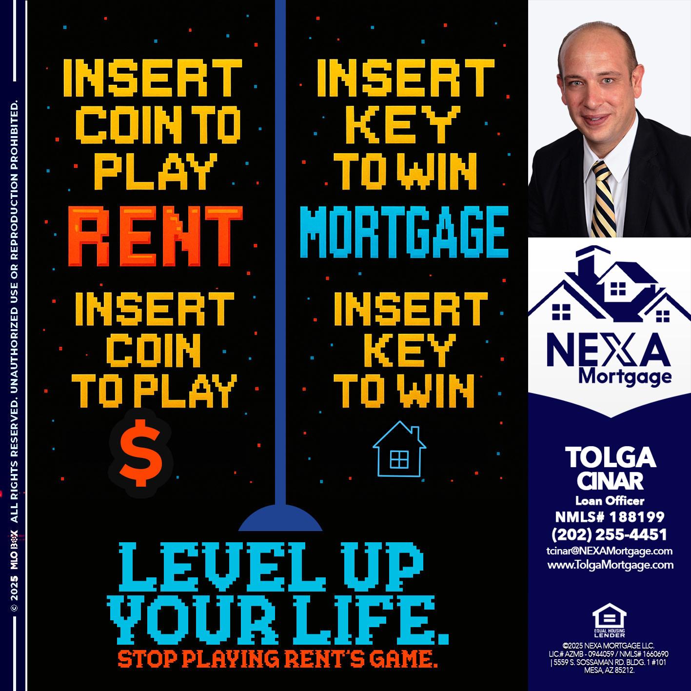 INSERT COIN - Tolga Cinar -Mortgage Loan Originator
