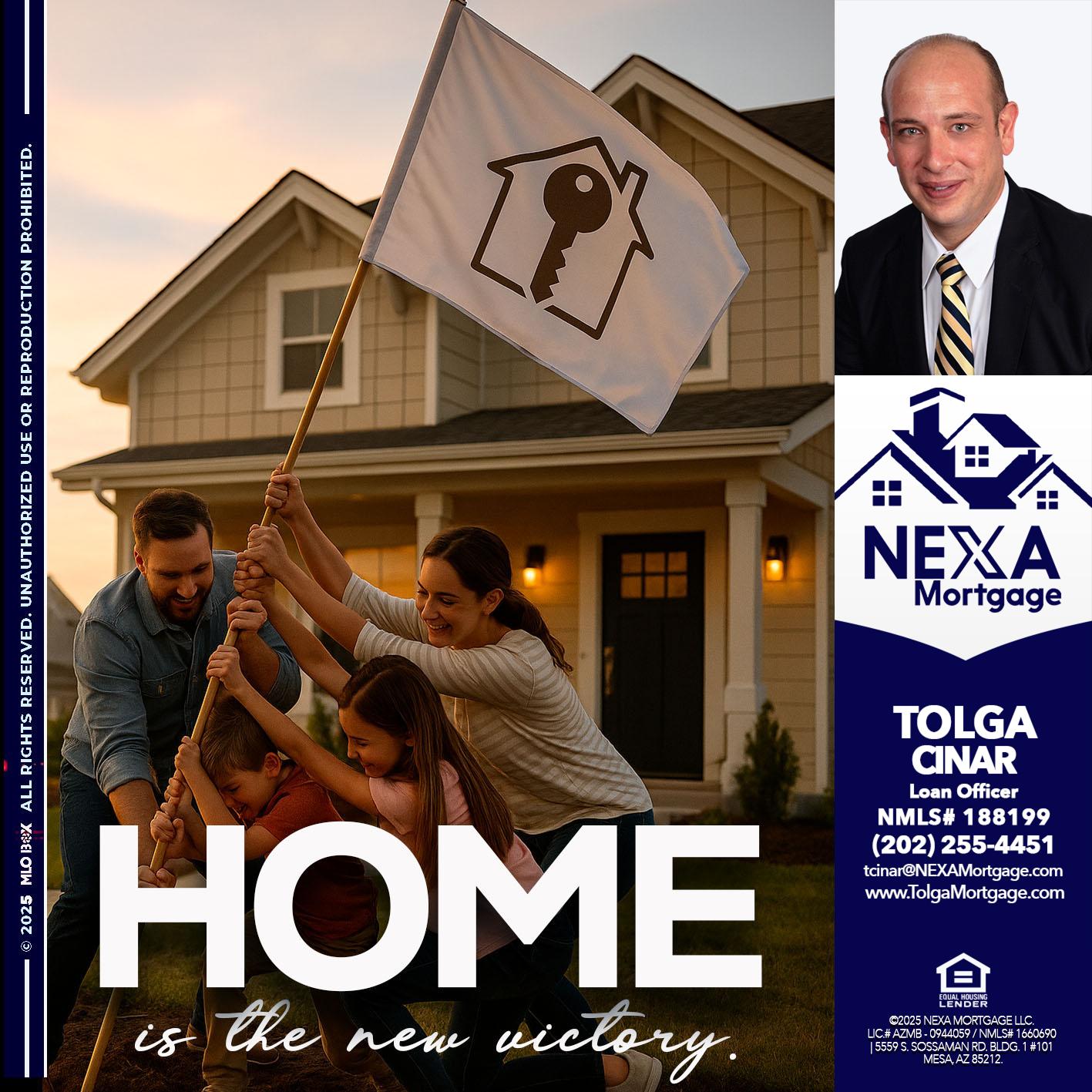 HOME IS - Tolga Cinar -Mortgage Loan Originator