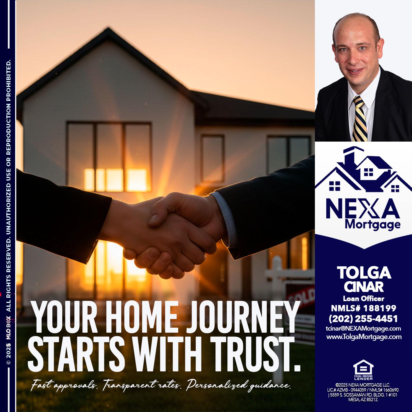 your home - Tolga Cinar -Mortgage Loan Originator