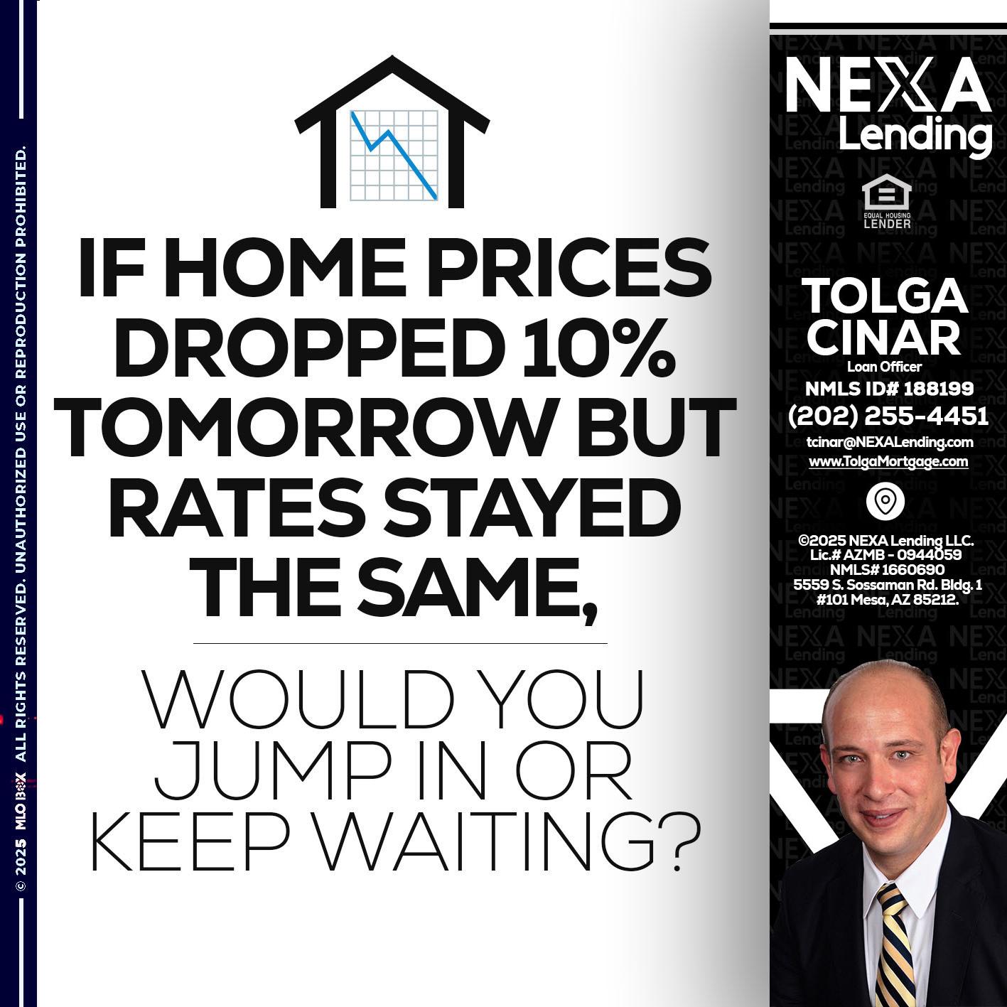 IF HOME PRICES - Tolga Cinar -Mortgage Loan Originator