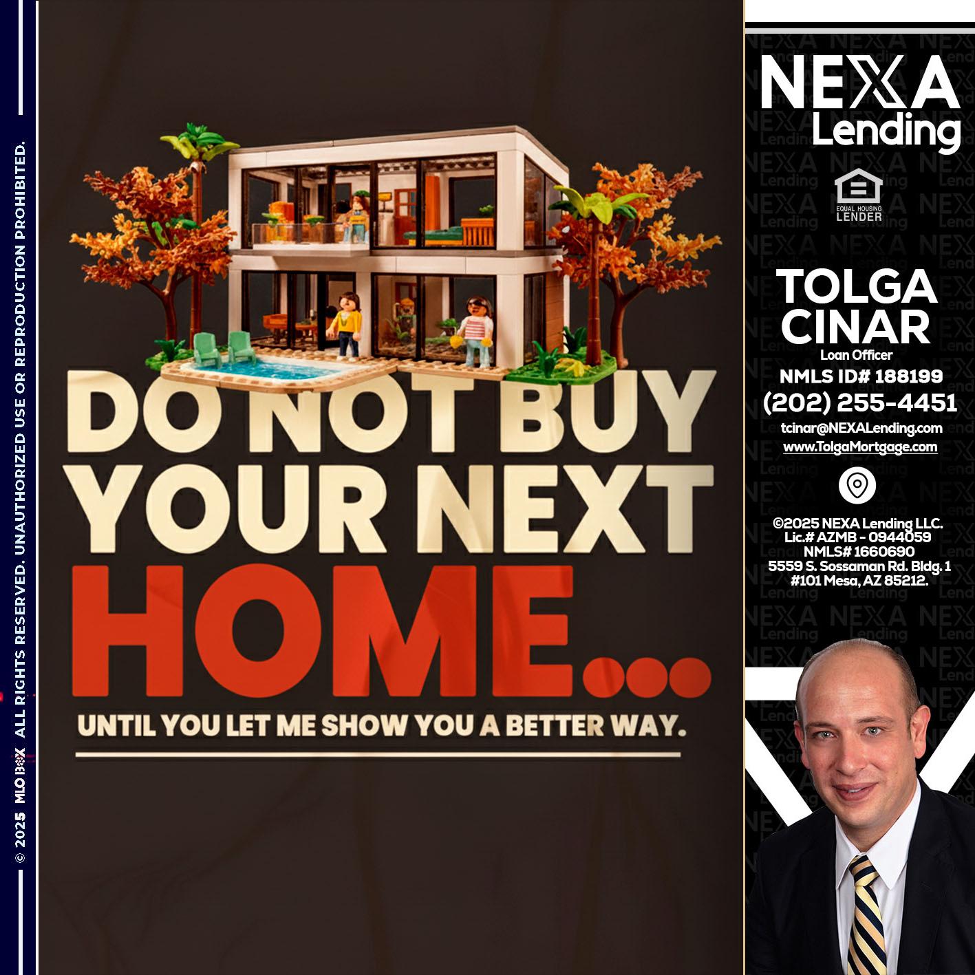 DO NOT BUY - Tolga Cinar -Mortgage Loan Originator