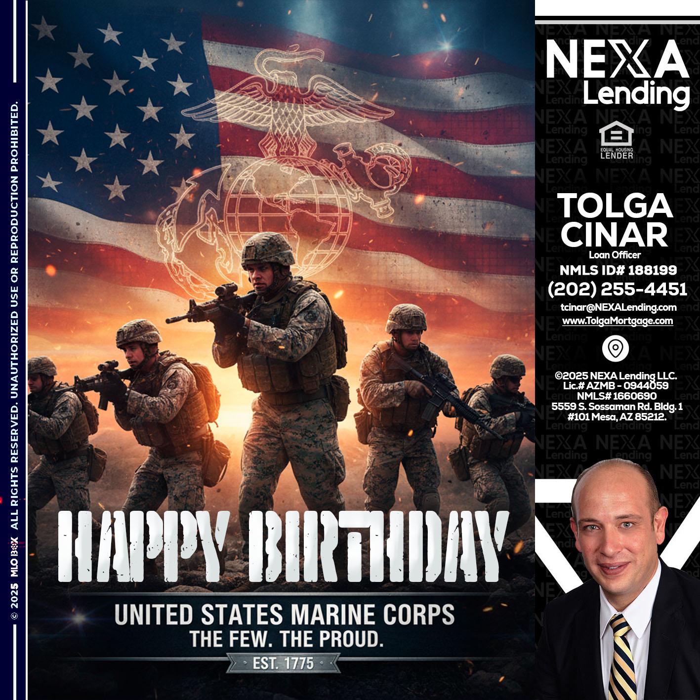happy birthday - Tolga Cinar -Mortgage Loan Originator