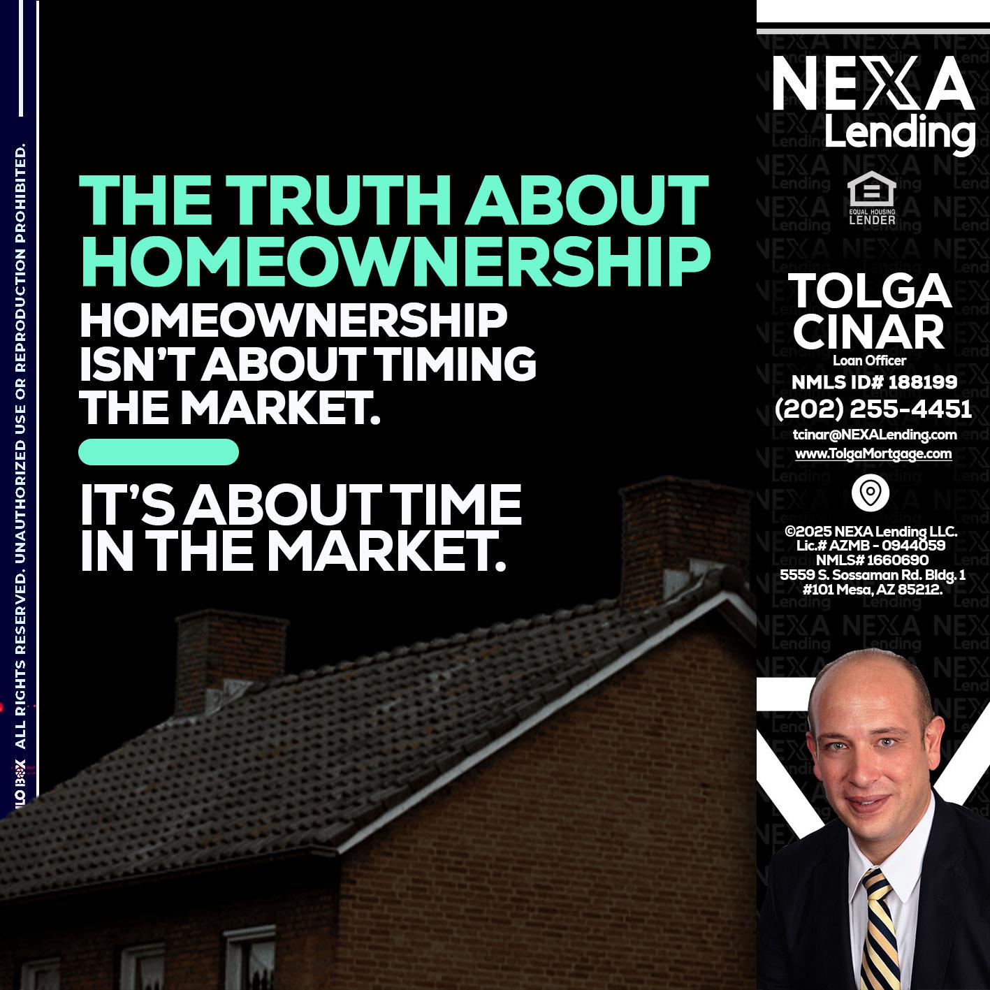 THE TRUTH ABOUT - Tolga Cinar -Mortgage Loan Originator