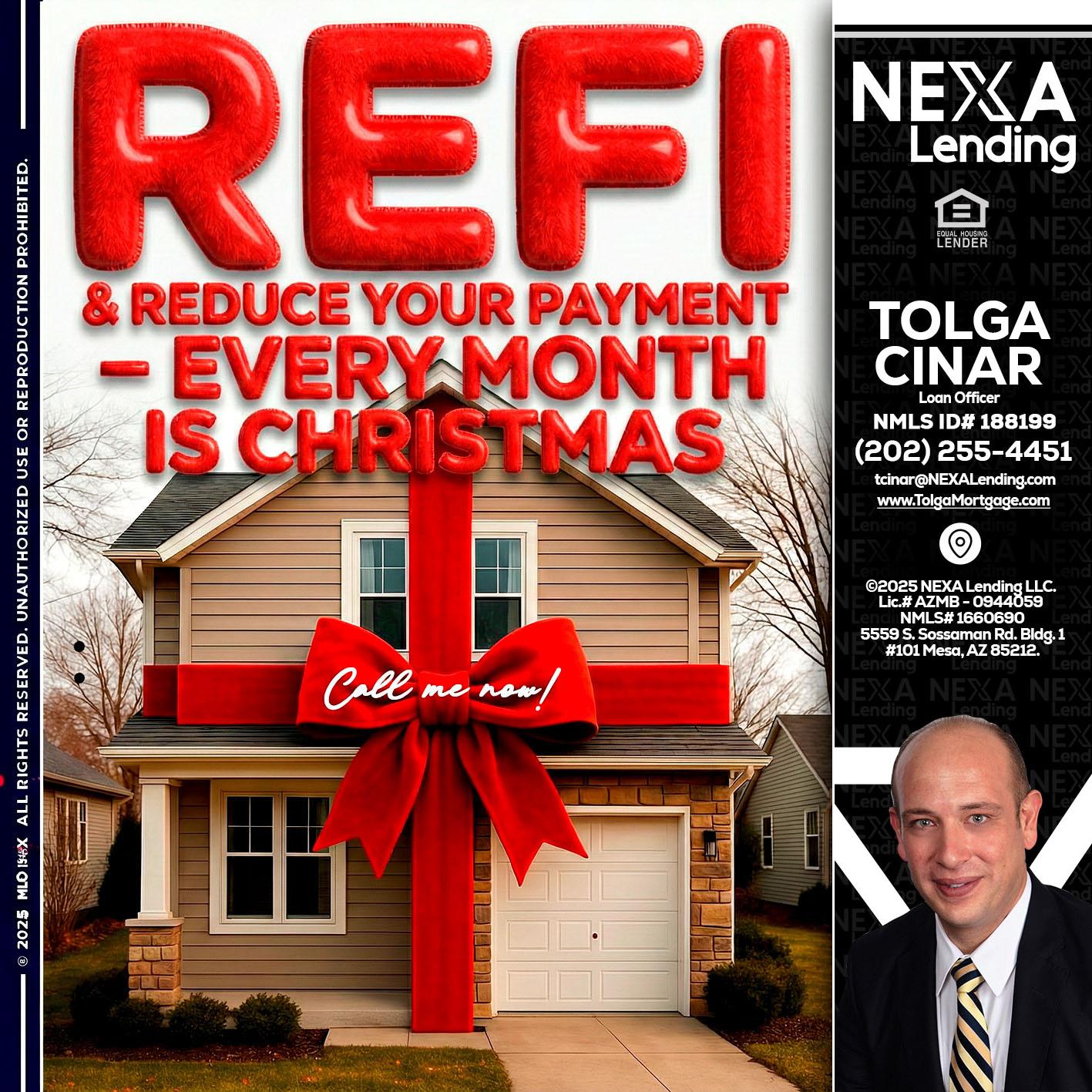 REFI - Tolga Cinar -Mortgage Loan Originator