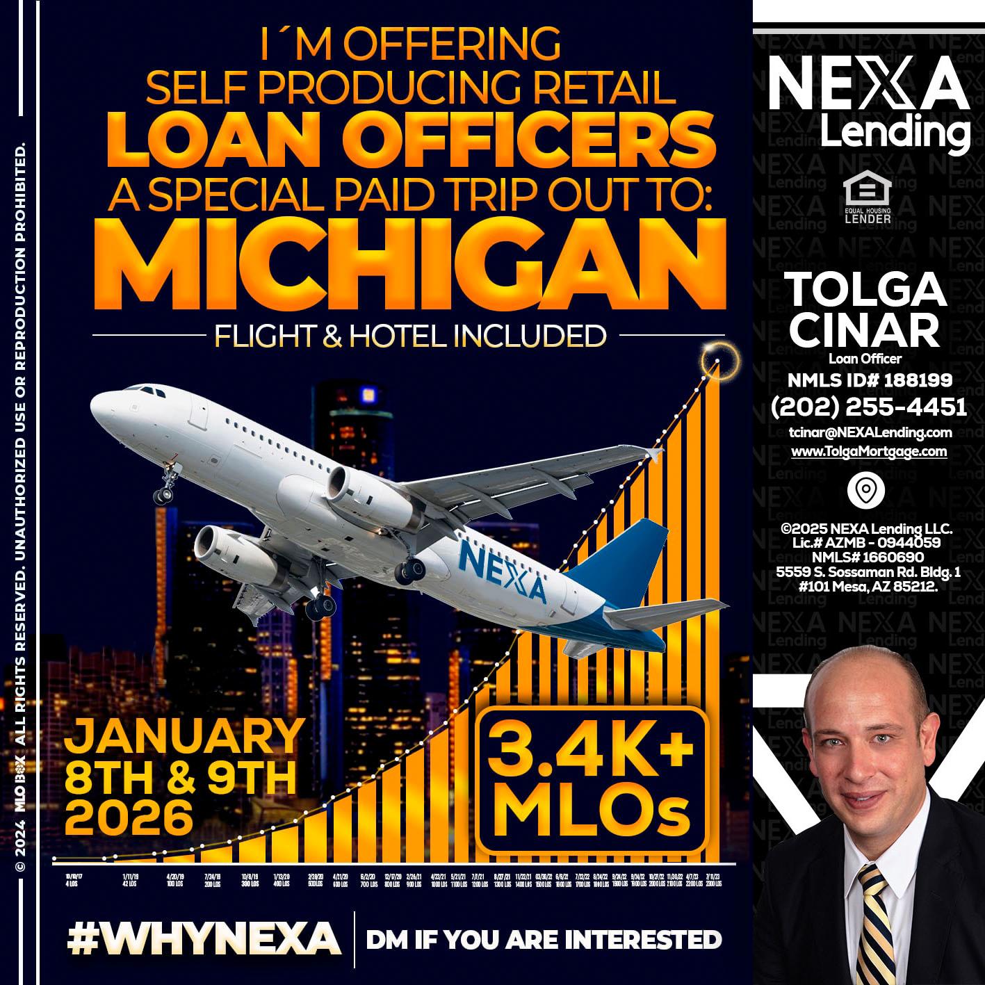 MICHIGAN TRIP - Tolga Cinar -Mortgage Loan Originator