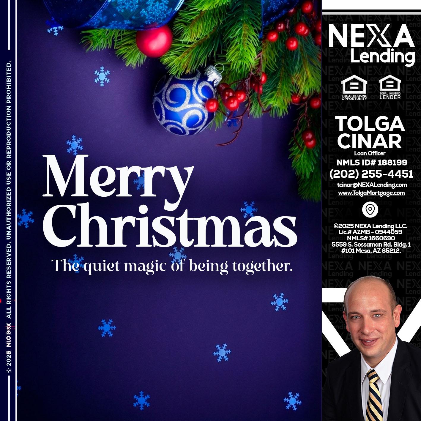 merry christmas - Tolga Cinar -Mortgage Loan Originator