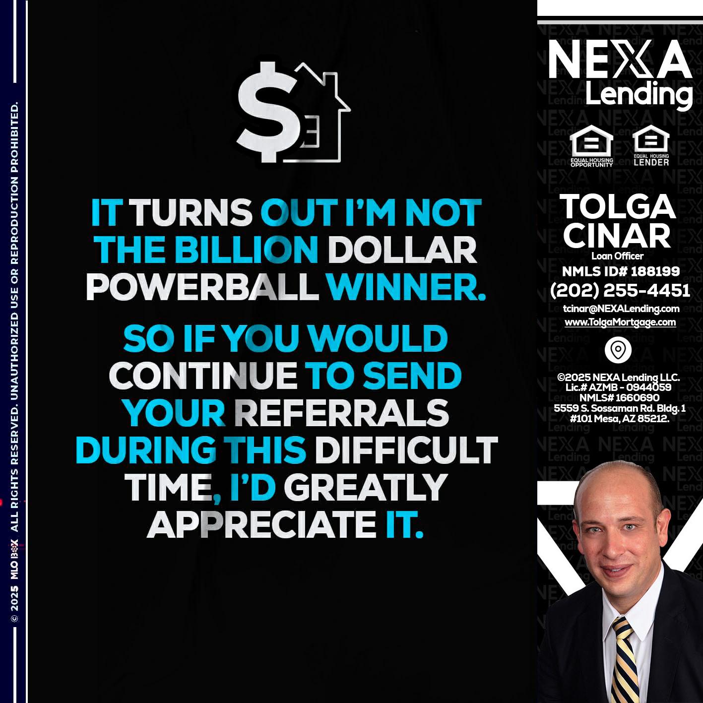 IT TURNS - Tolga Cinar -Mortgage Loan Originator