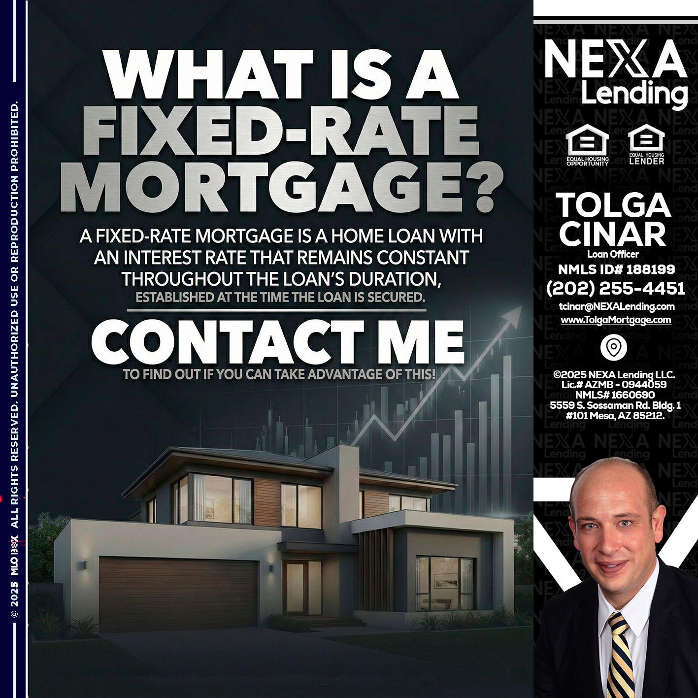 WHAT IS A - Tolga Cinar -Mortgage Loan Originator
