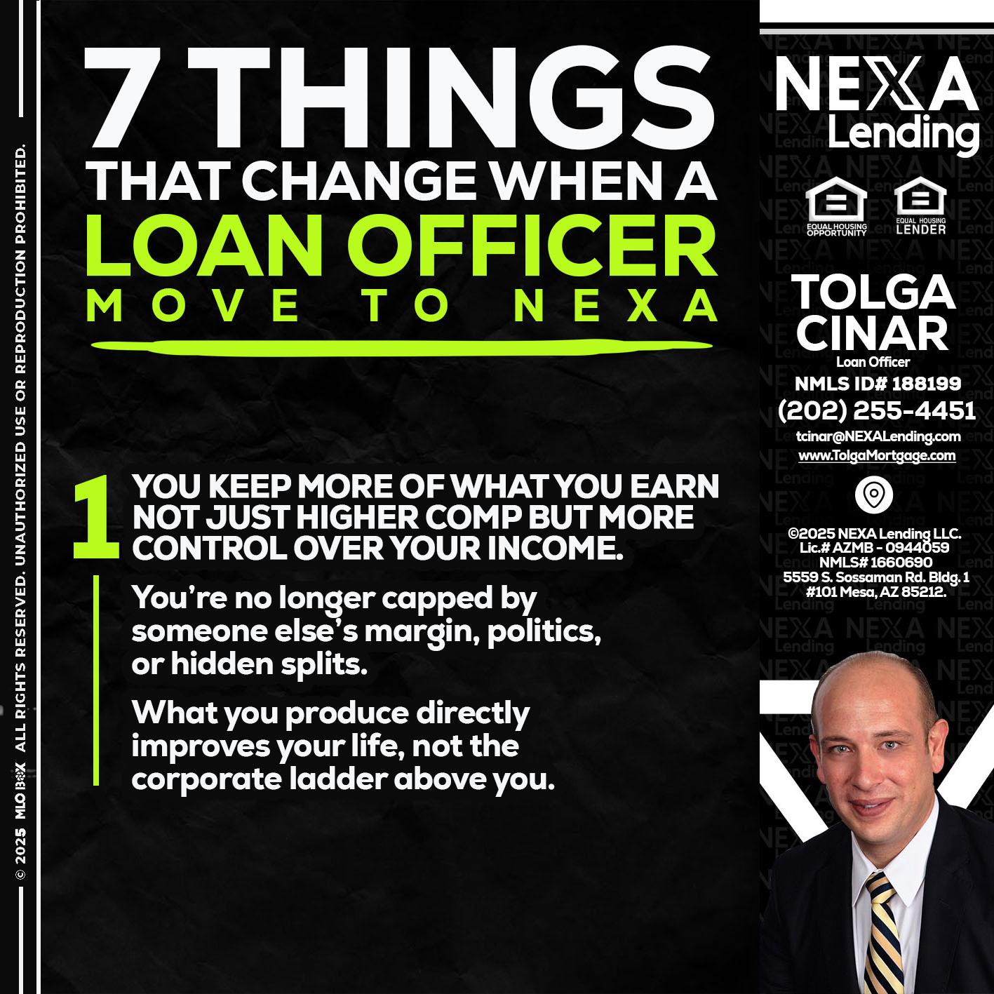 7 THINGS (1) - Tolga Cinar -Mortgage Loan Originator