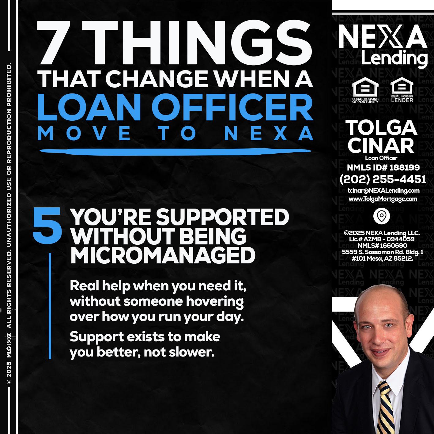 7 THINGS (5) - Tolga Cinar -Mortgage Loan Originator