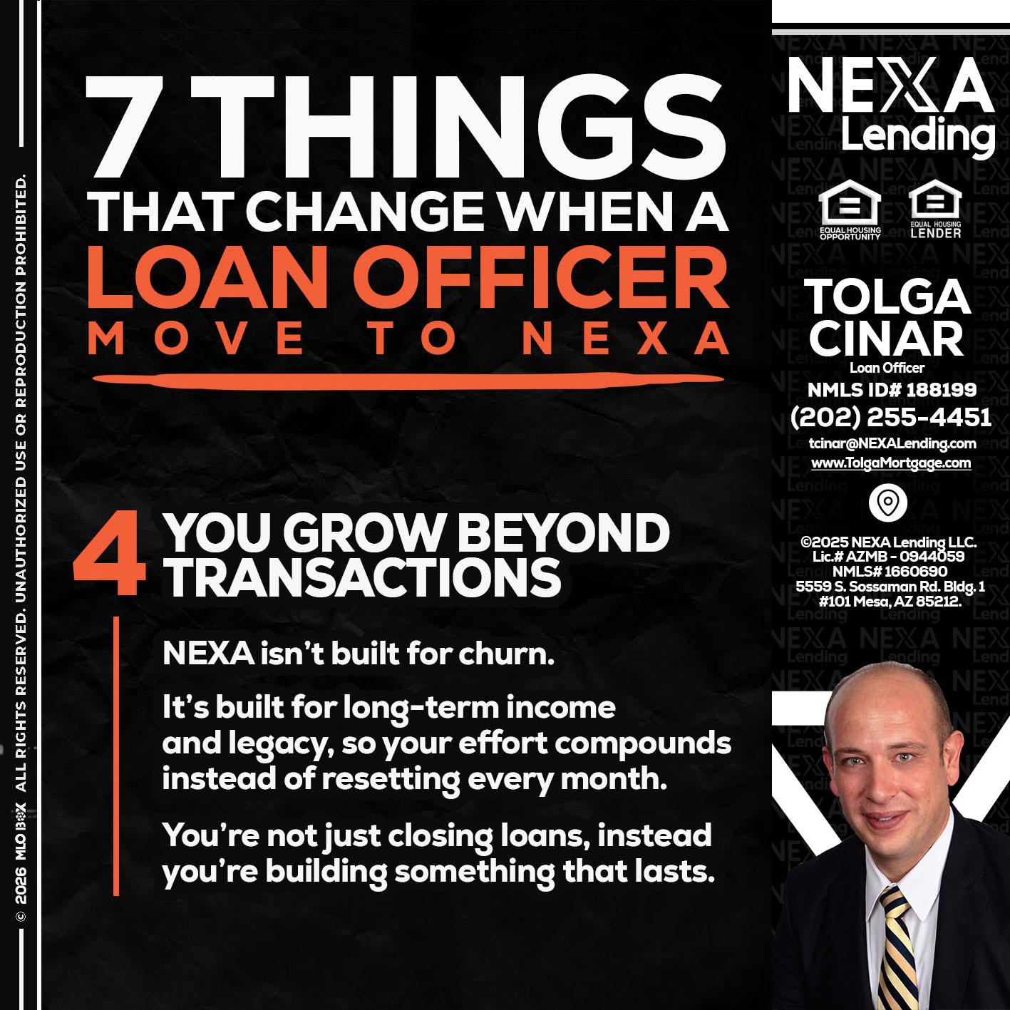 7 THINGS (4) - Tolga Cinar -Mortgage Loan Originator