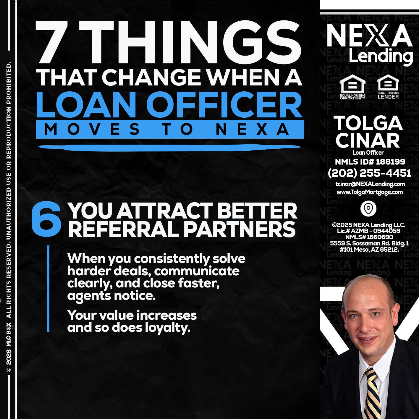 7 THINGS (6) - Tolga Cinar -Mortgage Loan Originator