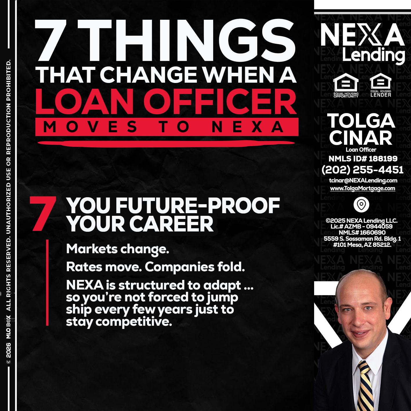 7 THINGS (7) - Tolga Cinar -Mortgage Loan Originator