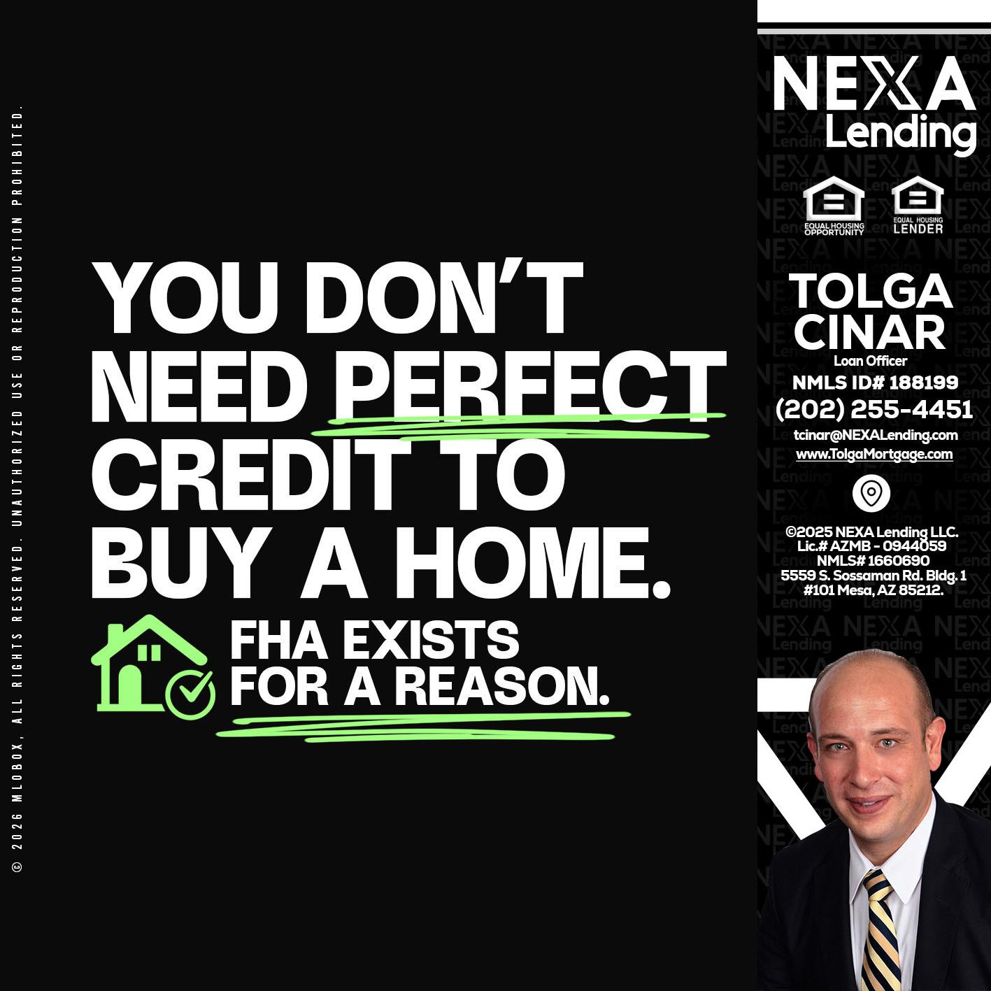 you don't need - Tolga Cinar -Mortgage Loan Originator