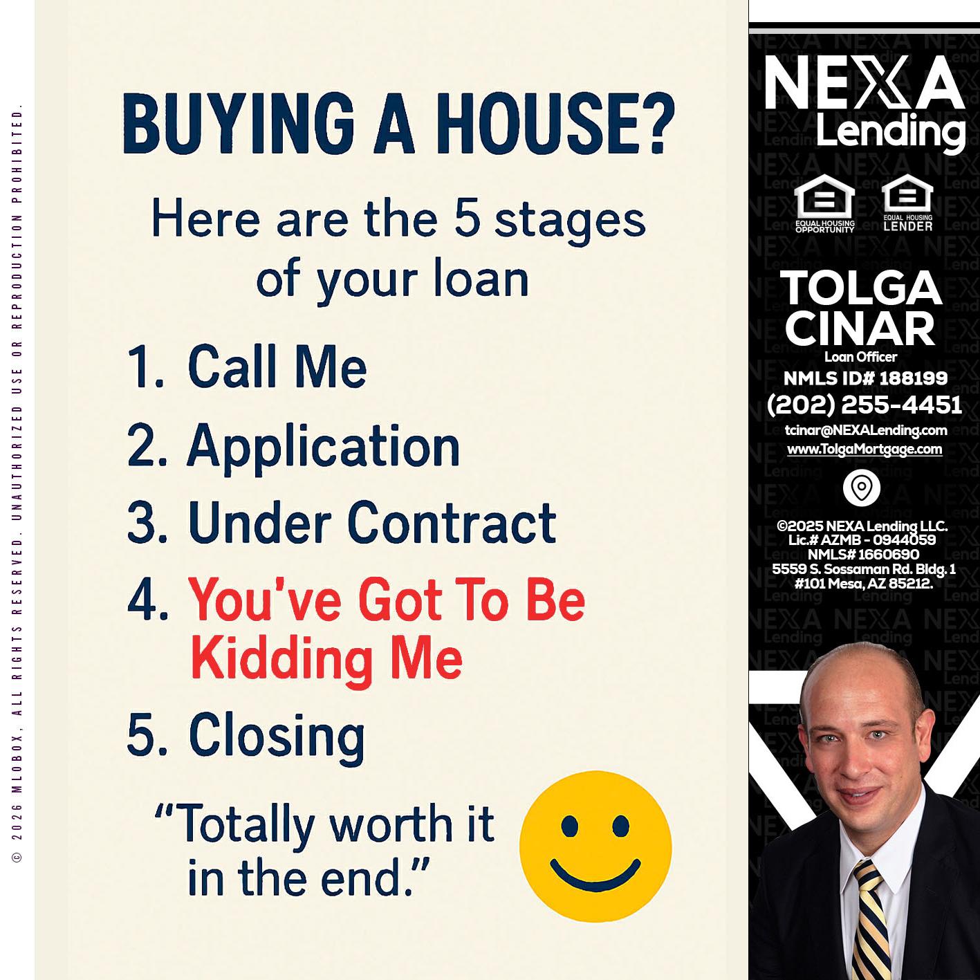 BUYING A HOUSE - Tolga Cinar -Mortgage Loan Originator