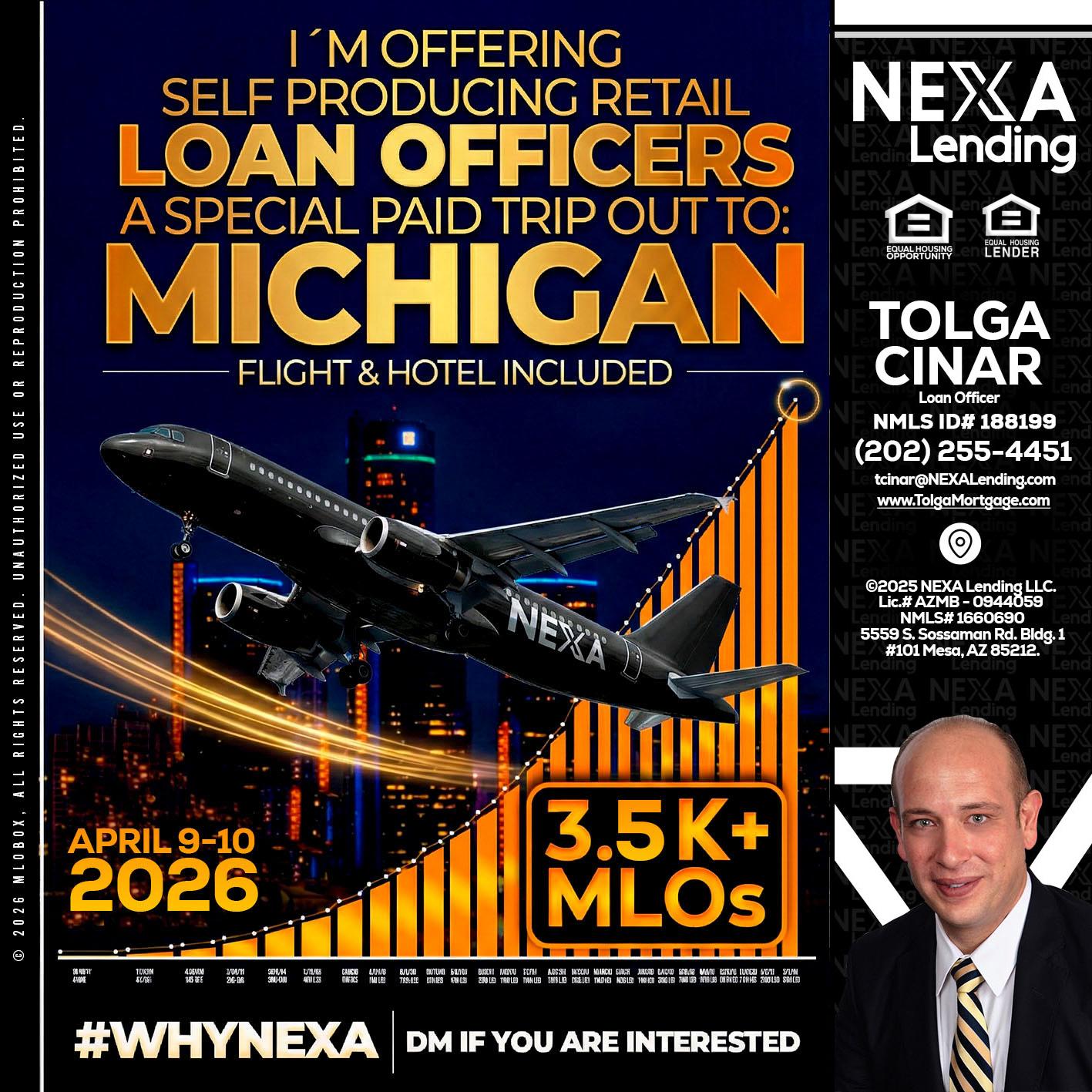 3.5K - Tolga Cinar -Mortgage Loan Originator