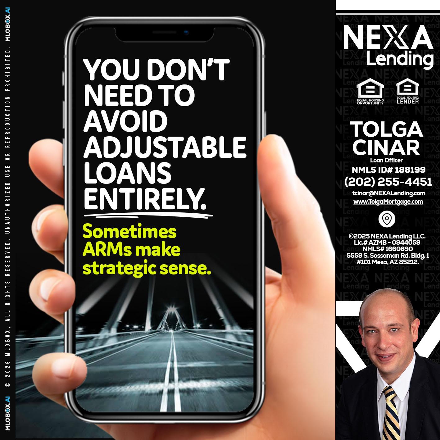 YOU DONT NEED - Tolga Cinar -Mortgage Loan Originator