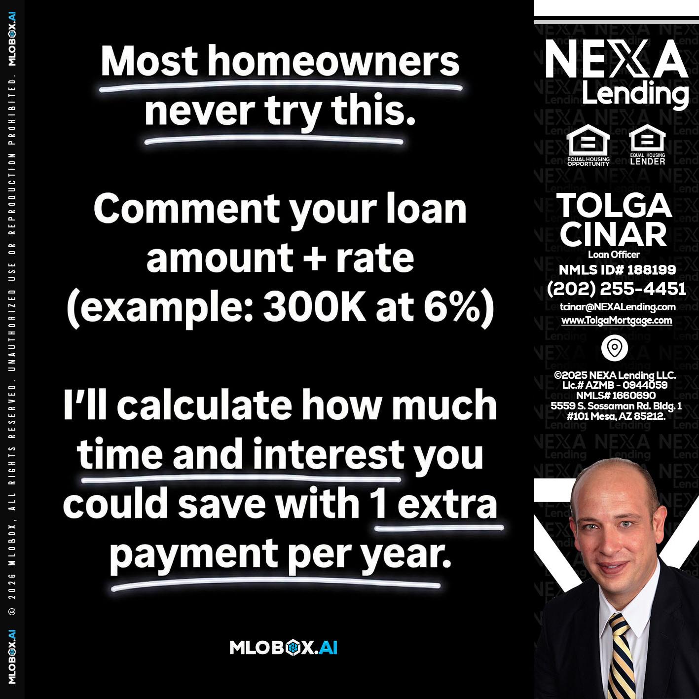 most owners - Tolga Cinar -Mortgage Loan Originator
