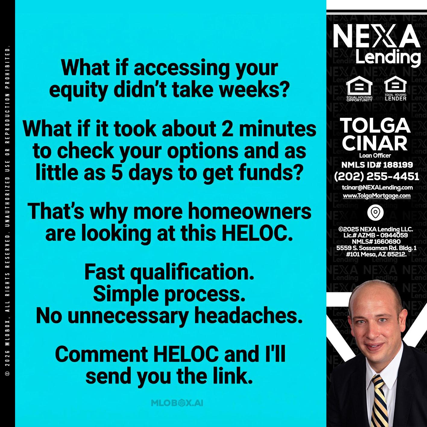 what if - Tolga Cinar -Mortgage Loan Originator