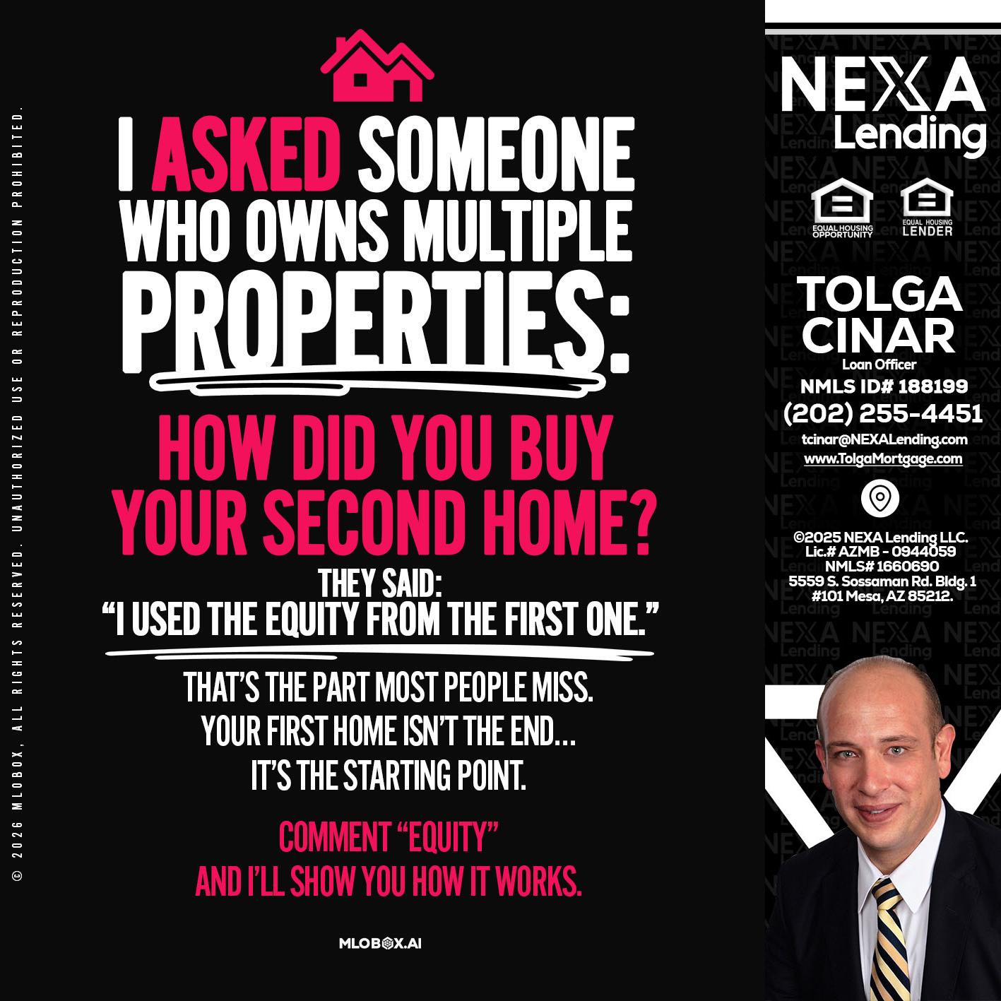 I ASKED SOMEONE - Tolga Cinar -Mortgage Loan Originator