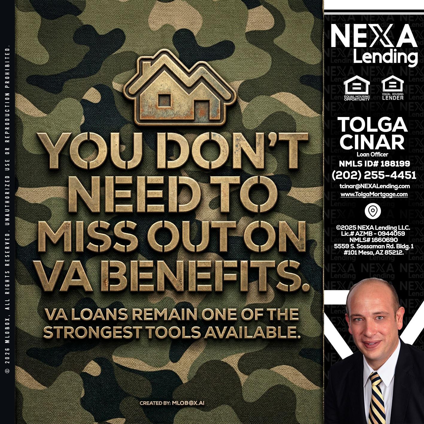 you don't need - Tolga Cinar -Mortgage Loan Originator