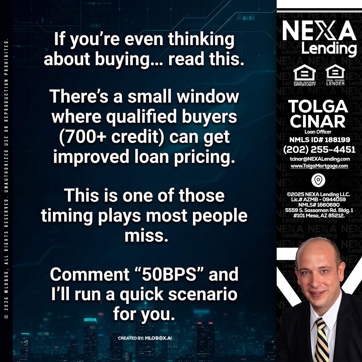 IF YOU EVER - Tolga Cinar -Mortgage Loan Originator