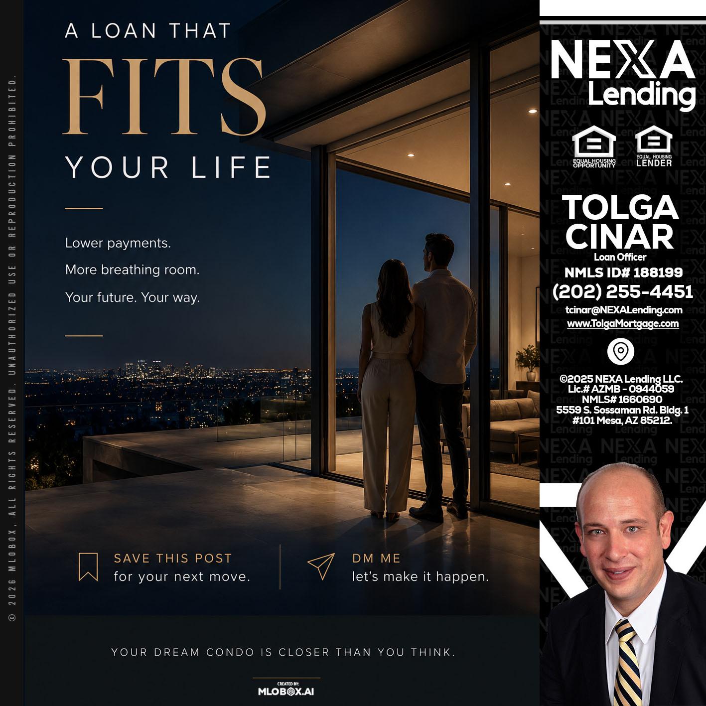 LOANS THAT FIT - Tolga Cinar -Mortgage Loan Originator