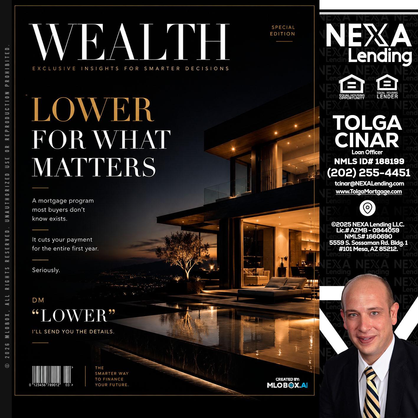 WEALTH - Tolga Cinar -Mortgage Loan Originator