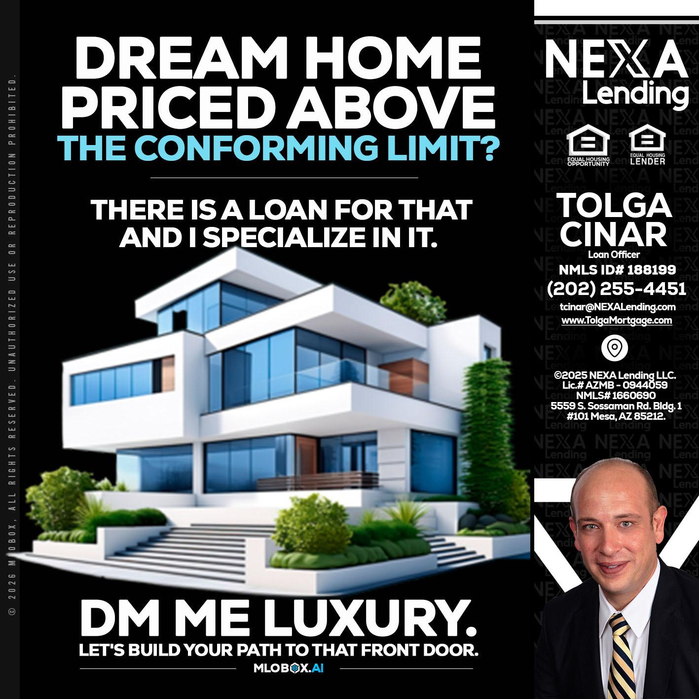 DREAM HOME - Tolga Cinar -Mortgage Loan Originator
