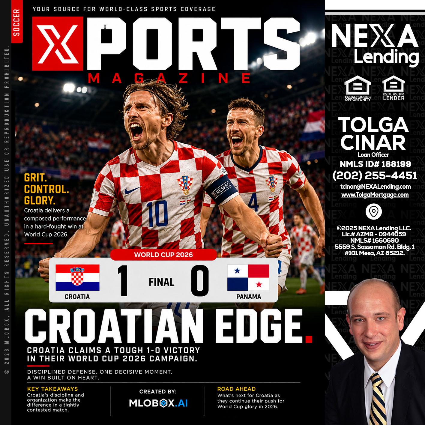 CROATIA 1-0 PANAMA - Tolga Cinar -Mortgage Loan Originator