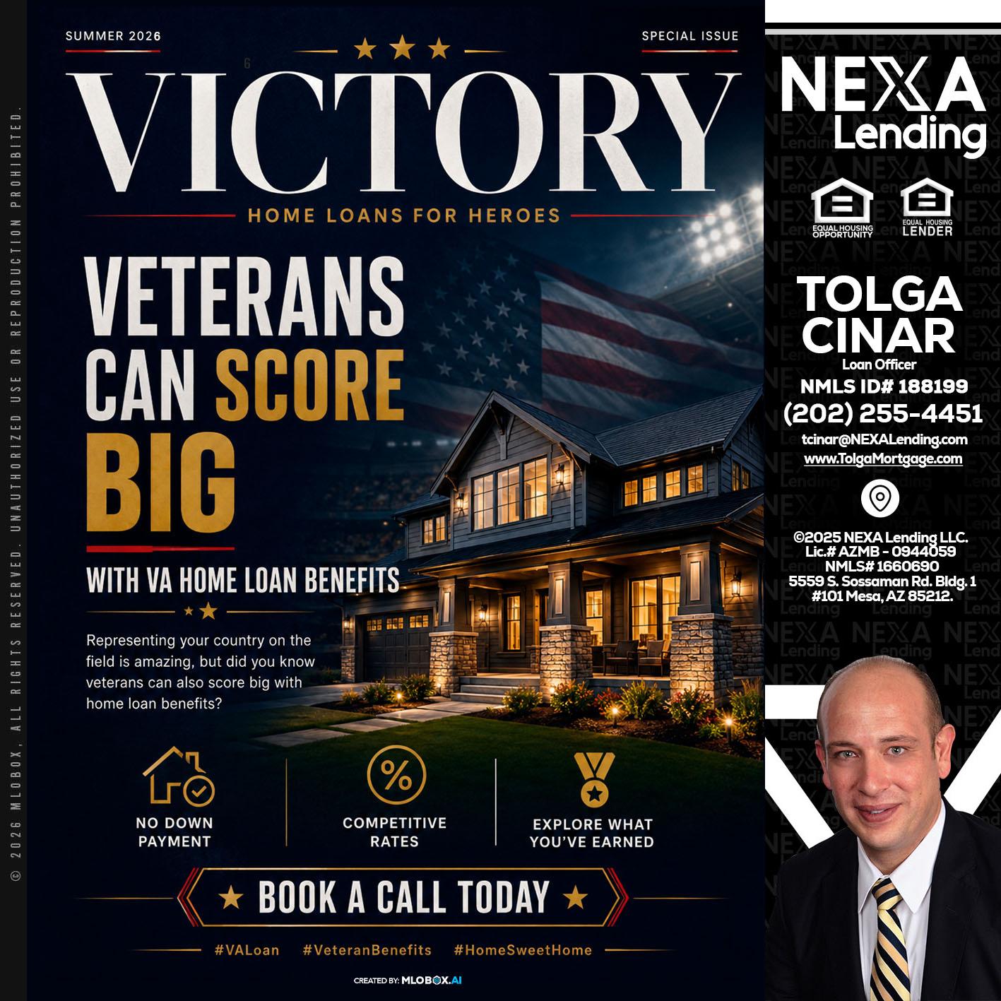 VICTORY - Tolga Cinar -Mortgage Loan Originator