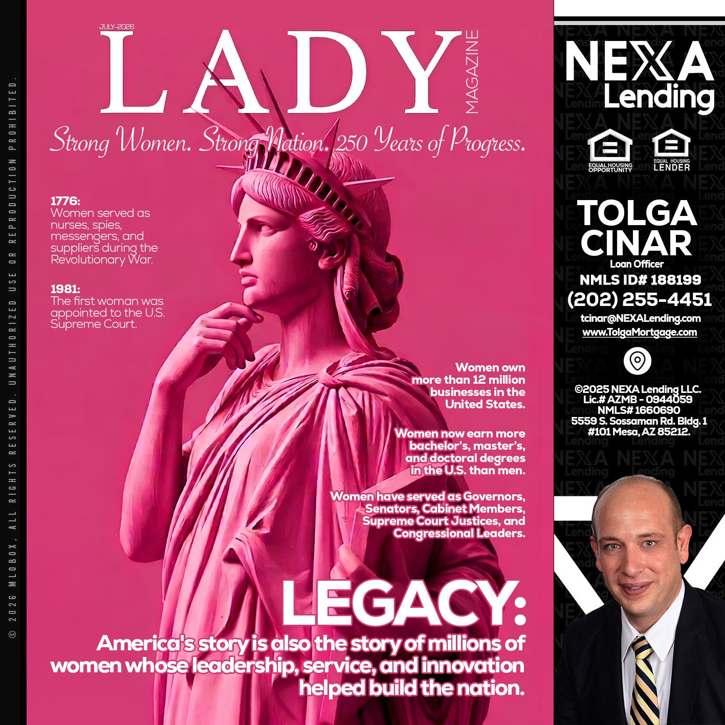 LADY LIBERTY! - Tolga Cinar -Mortgage Loan Originator