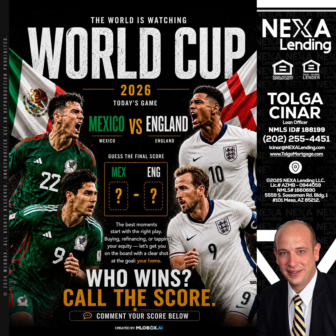 WHO'S WIN - Tolga Cinar -Mortgage Loan Originator
