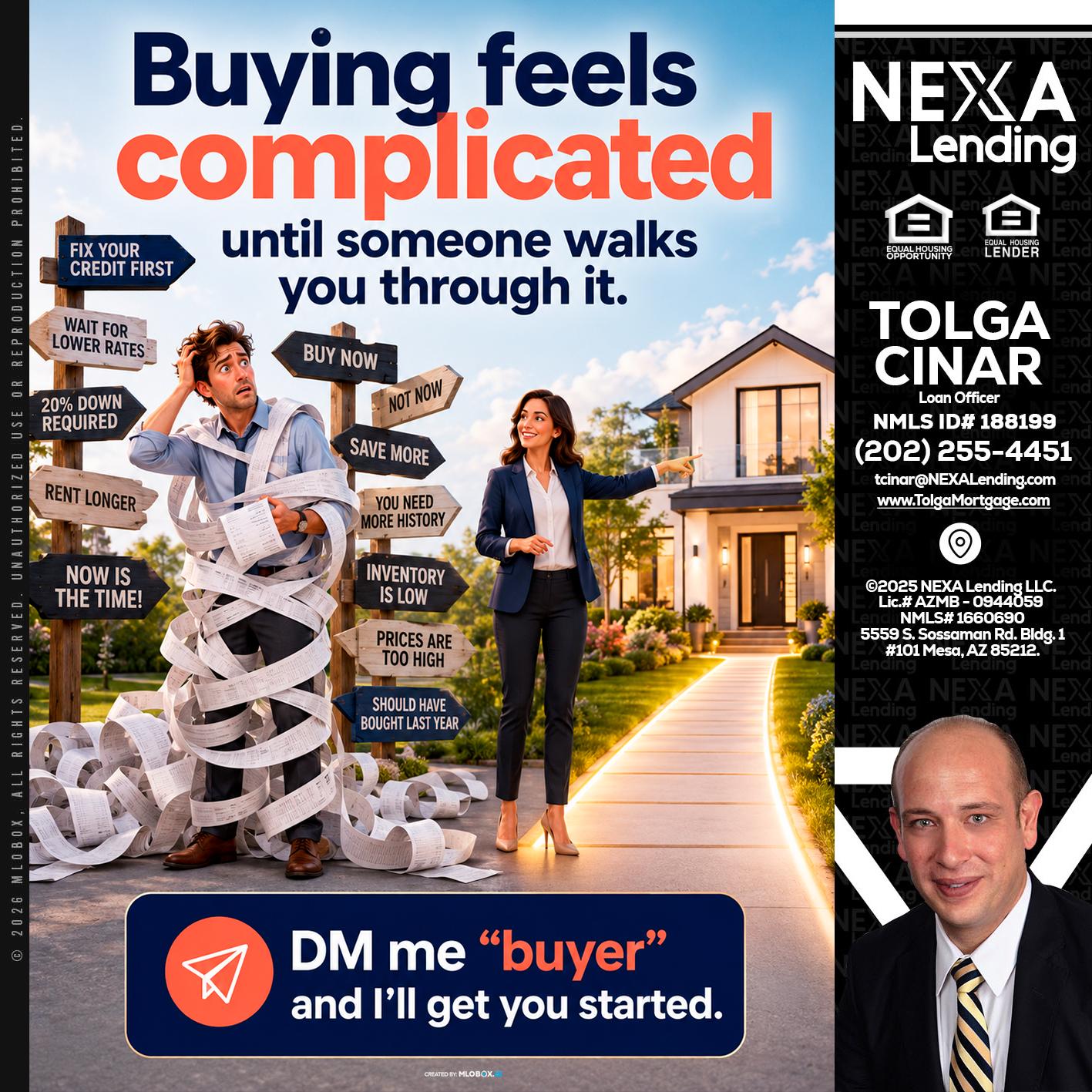 buying feels - Tolga Cinar -Mortgage Loan Originator